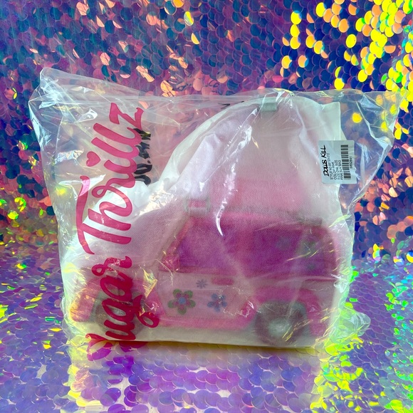 COPY - Dolls Kill Pink Jeep Let’s Go Party Crossbody - Picture 10 of 12